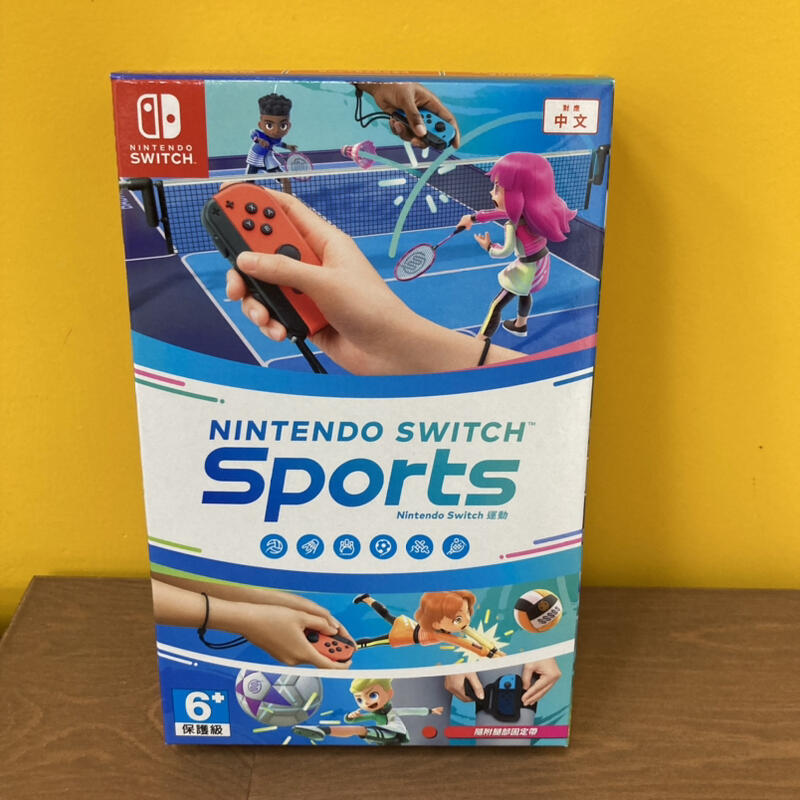 全新現貨 含腿綁帶 NS Nintendo Switch 運動 Sports 中文版 盒裝版