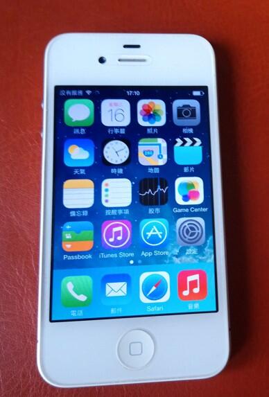 白色 Apple iPhone 4 16GB A1332 絕版珍藏品 全功能正常 無鎖機
