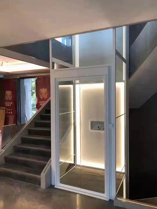 復試二層家用電梯別墅觀光簡易小型電動升降平臺無障礙家用電梯