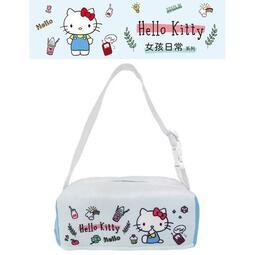 【車麗屋】Hello Kitty 女孩日常系列 面紙盒套袋(可吊掛車內頭枕)