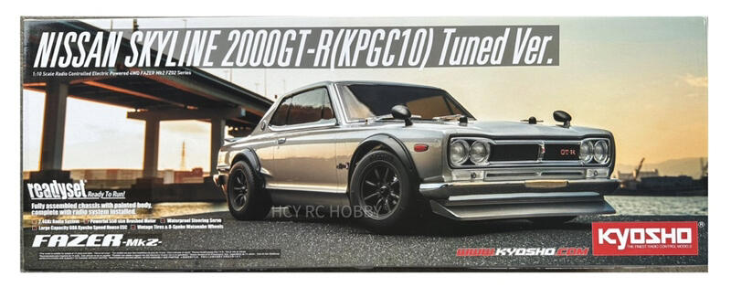 KYOSHO 京商1/10 EP 4WD NISSAN SKYLINE 2000GT-R 電房車•34425T1 | 露天市集| 全台最大的網路購物市集