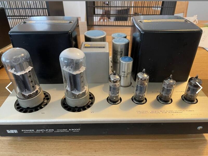 368.Luxkit(Luxman) A3000 mono mono 後級真空管擴大機特價5.2萬元